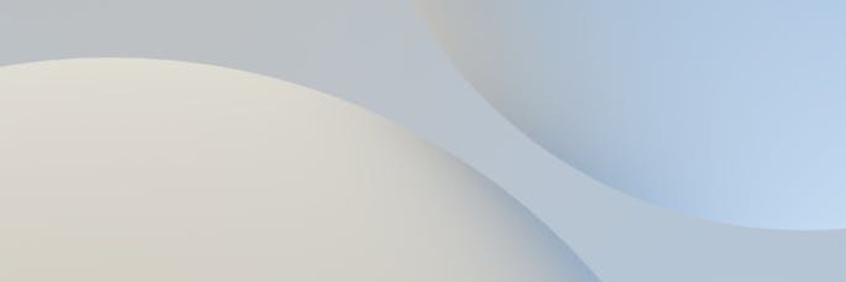 Minimalist abstract landscape with soft light gradients