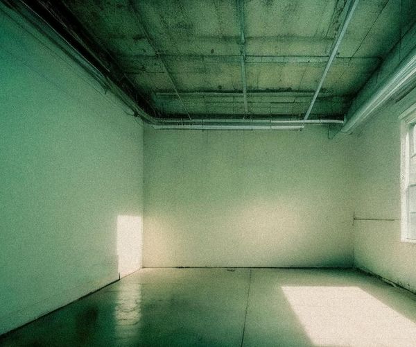 Sunlight streaming through a window onto a clean floor